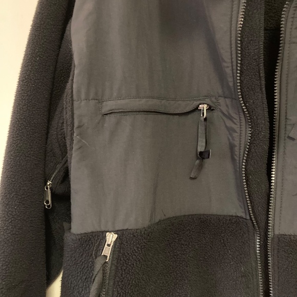 THE NORTH FACE Fleece Jacket Mens L Denali Polartec Fleece Full Zip Black - Picture 6 of 13